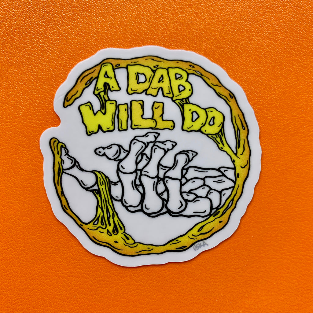 A Dab Will Do stickers