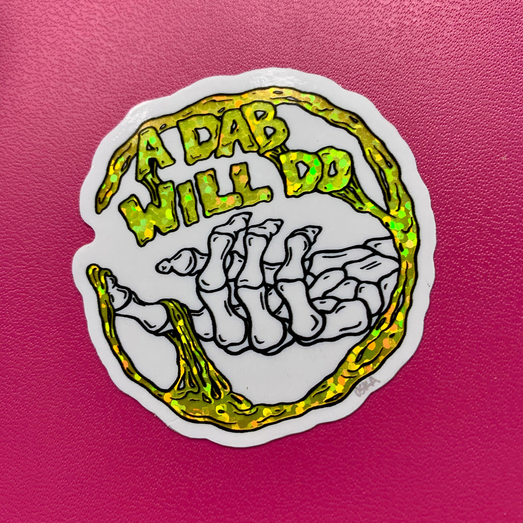 A Dab Will Do stickers